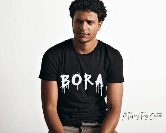 Bora DRIP Black- T-Shirt